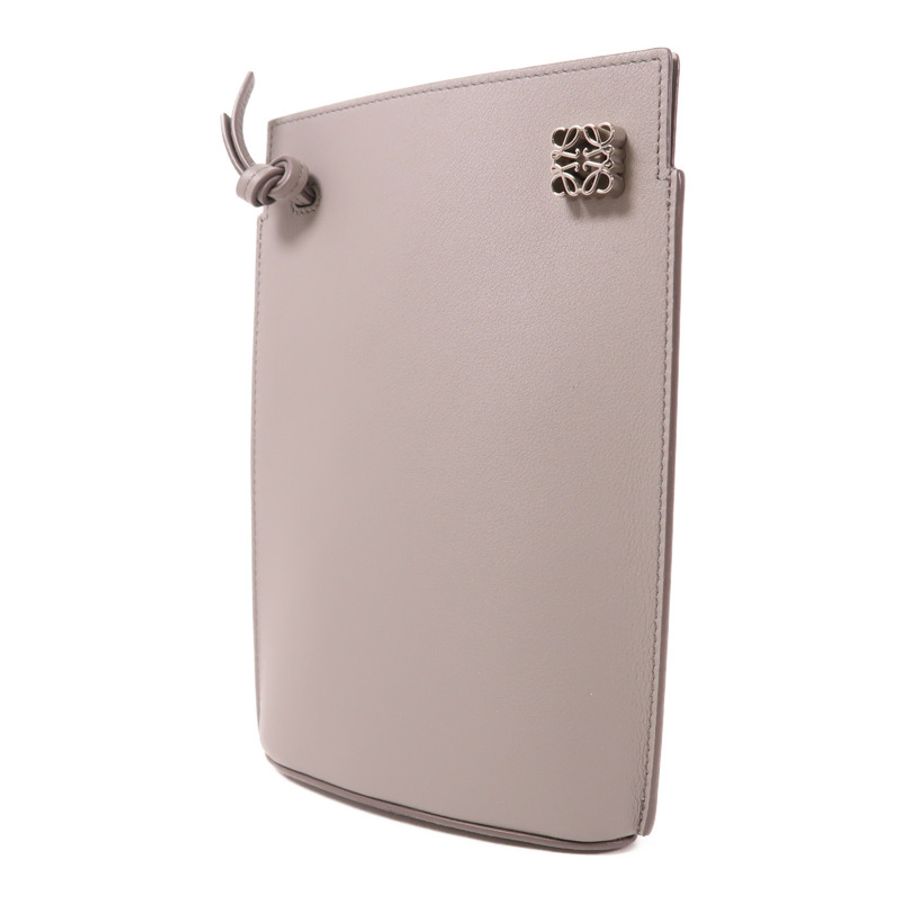 LOEWE 【激減優惠】牛皮皮革Dice Pocket銀扣肩背袋-2