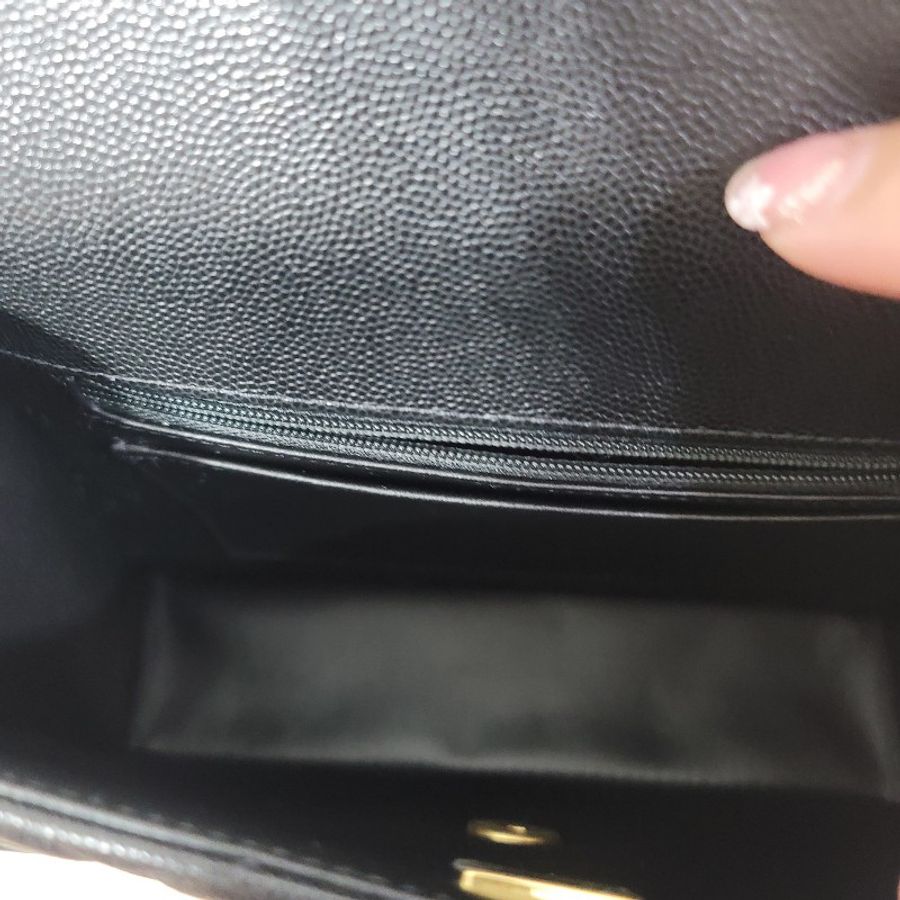 Chanel 全新晶片款稀有雕刻紋手提肩背兩用包-7