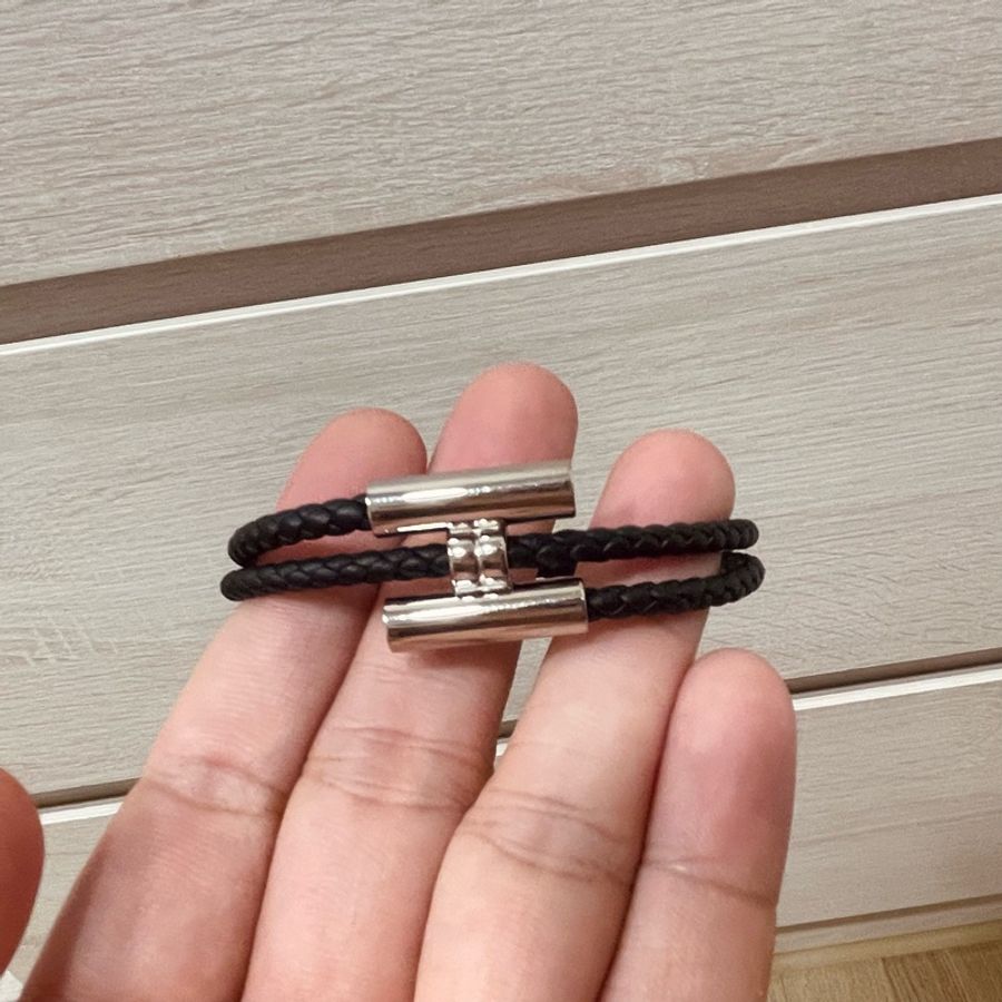 Hermes Tournis Tresse手環 皮革 T4尺寸-1