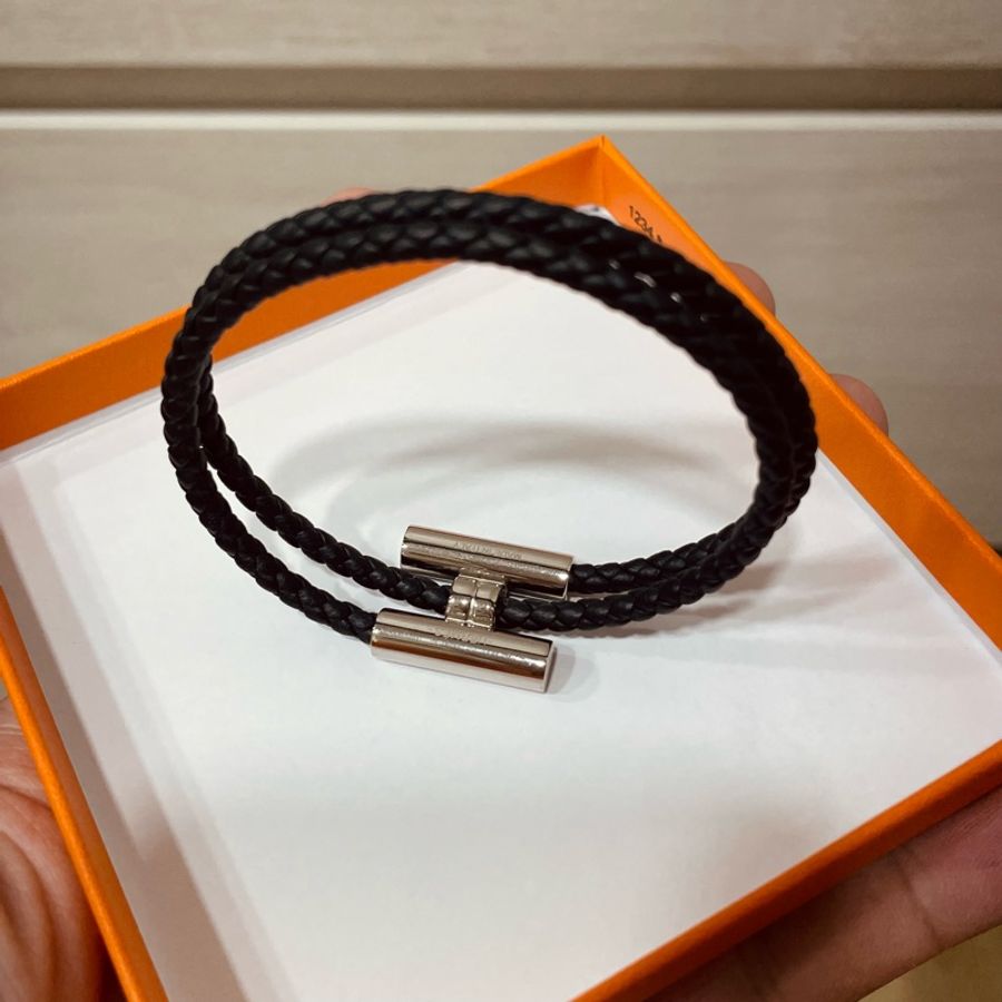 Hermes Tournis Tresse手環 皮革 T4尺寸-2
