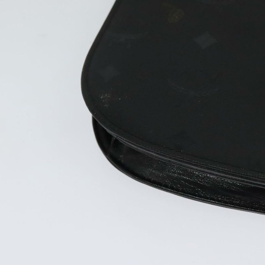 【日本直送】MCM Vicetos Logoogram 單肩包 PVC 黑金 正品 BA2965-11