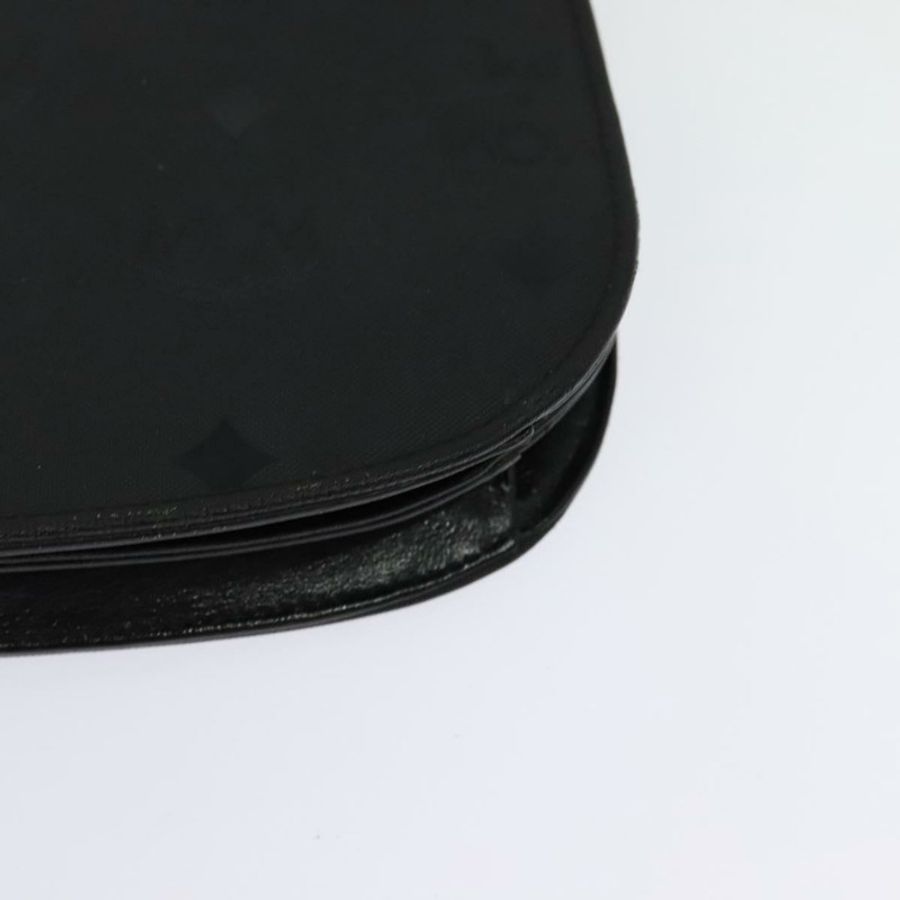 【日本直送】MCM Vicetos Logoogram 單肩包 PVC 黑金 正品 BA2965-12