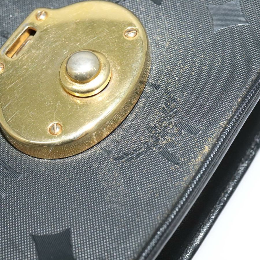 【日本直送】MCM Vicetos Logoogram 單肩包 PVC 黑金 正品 BA2965-14