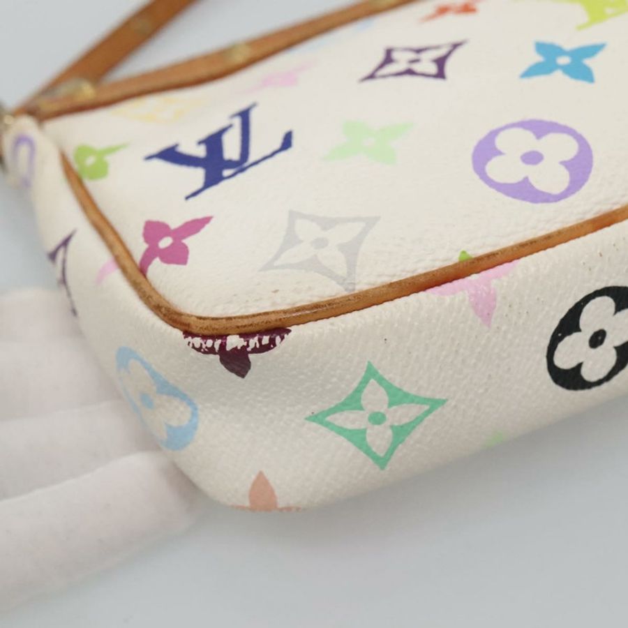 【日本直送】路易威登 多色手拿包配件袋 白色 M92649 正品 130463-10