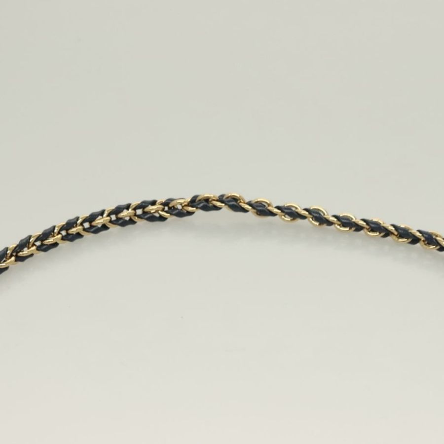 【日本直送】Salvatore Ferragamo Vala 鏈條單肩包 皮革 海軍藍 金色 正品 130907-13