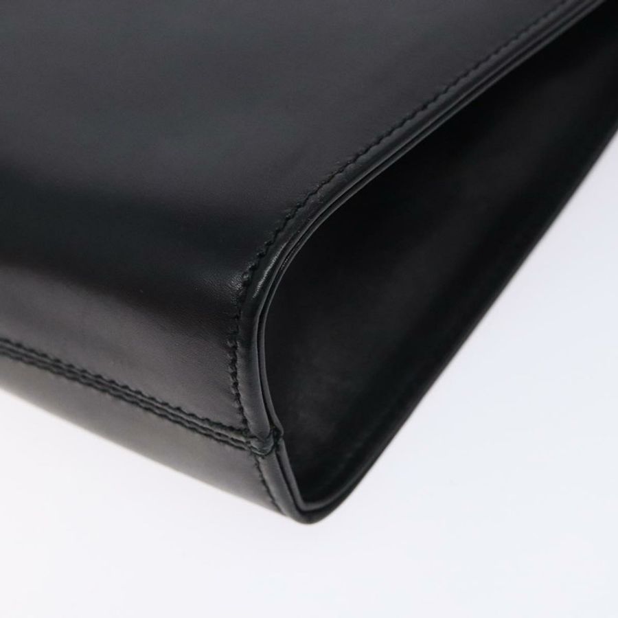 【日本直送】Salvatore Ferragamo Gancini 鏈條單肩包 皮革 黑色 金色 正品 yk18587-14
