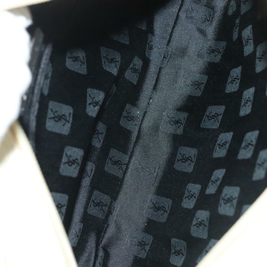 【日本直送】SAINT LAURENT 手提包 皮革 米白色 正品 131938-11