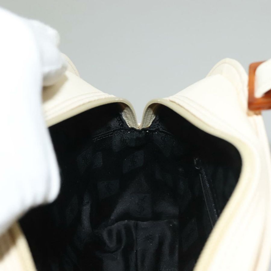 【日本直送】SAINT LAURENT 手提包 皮革 米白色 正品 131938-18