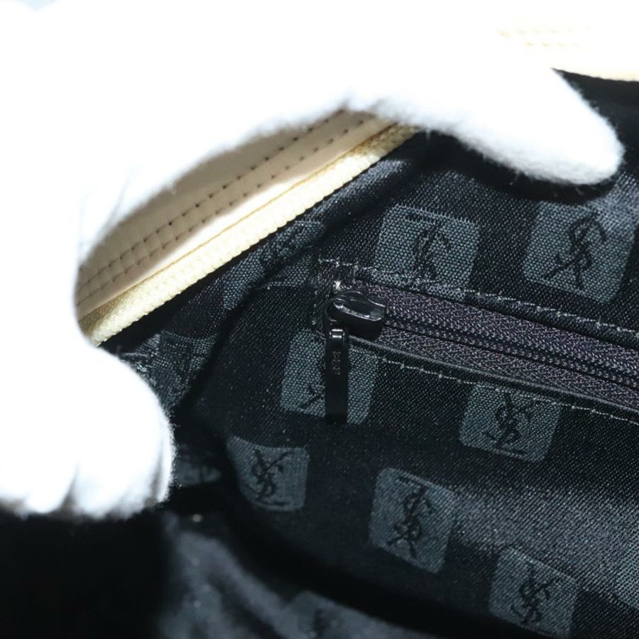 【日本直送】SAINT LAURENT 手提包 皮革 米白色 正品 131938-19