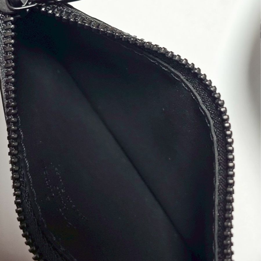 Louis Vuitton Gaston 牛皮壓紋二合一斜背包(黑)-18
