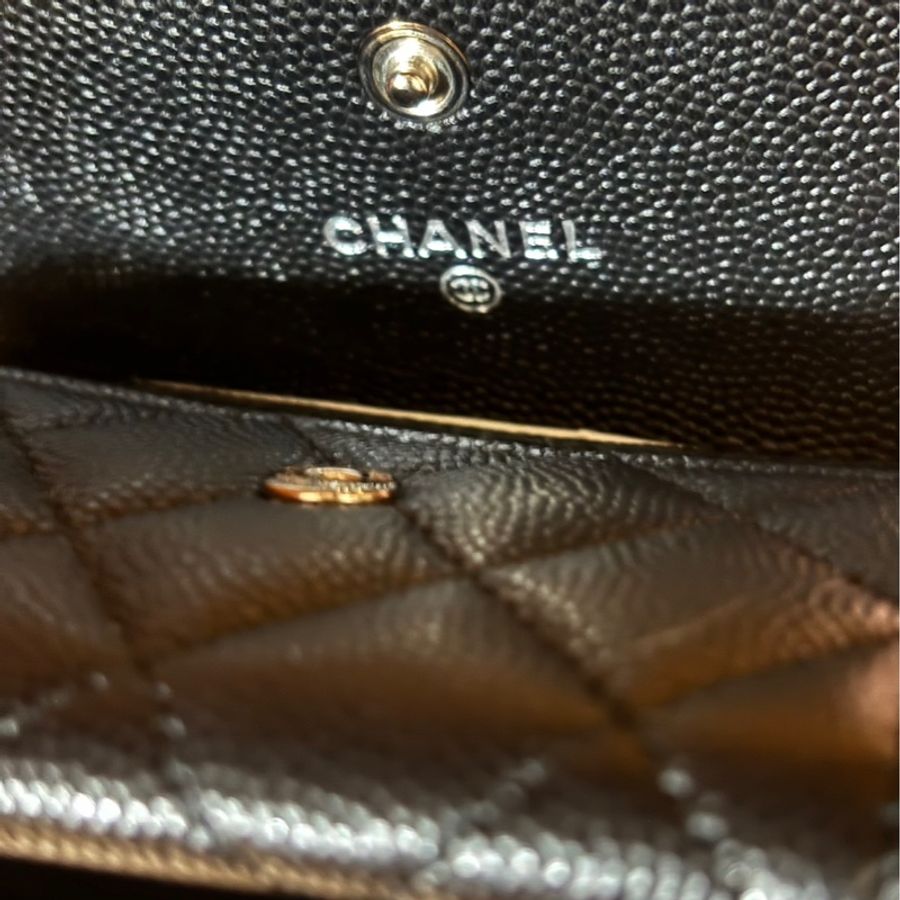 情人節💘Boy Chanel 經典黑銀色卡包-8