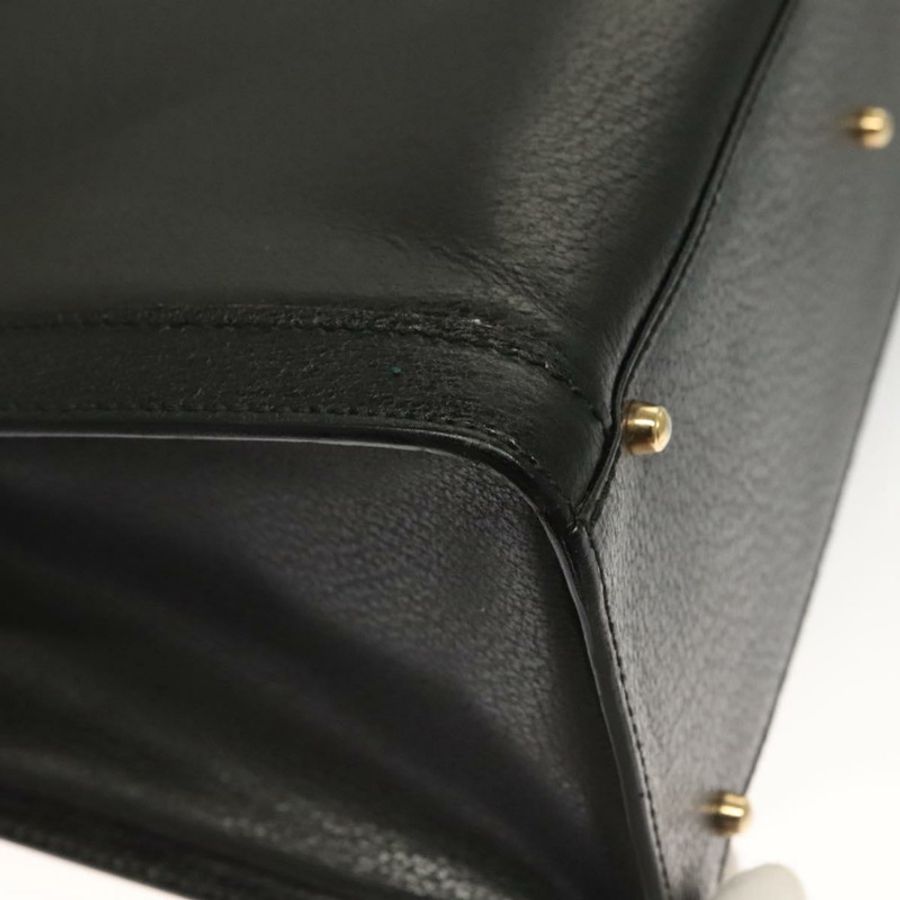 【日本直送】GUCCI 竹節手提包 皮革 黑色 金色 002 0260 正品 ep9314-14