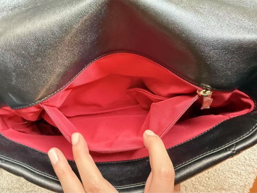 香奈兒CHANEL 19 中號30cm 黑金-18