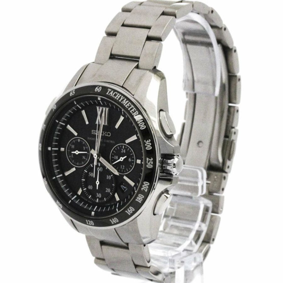 SEIKO Brightz 不鏽鋼太陽能手錶 SAGA153(8B82-0AL0) 拋光-1