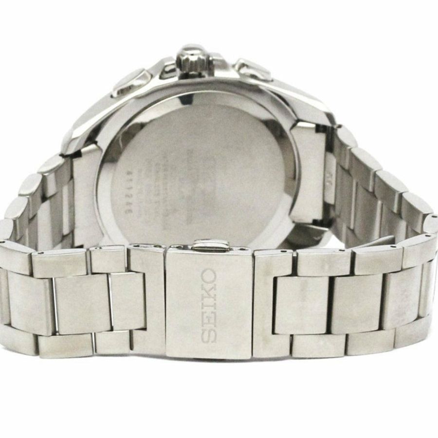 SEIKO Brightz 不鏽鋼太陽能手錶 SAGA153(8B82-0AL0) 拋光-4