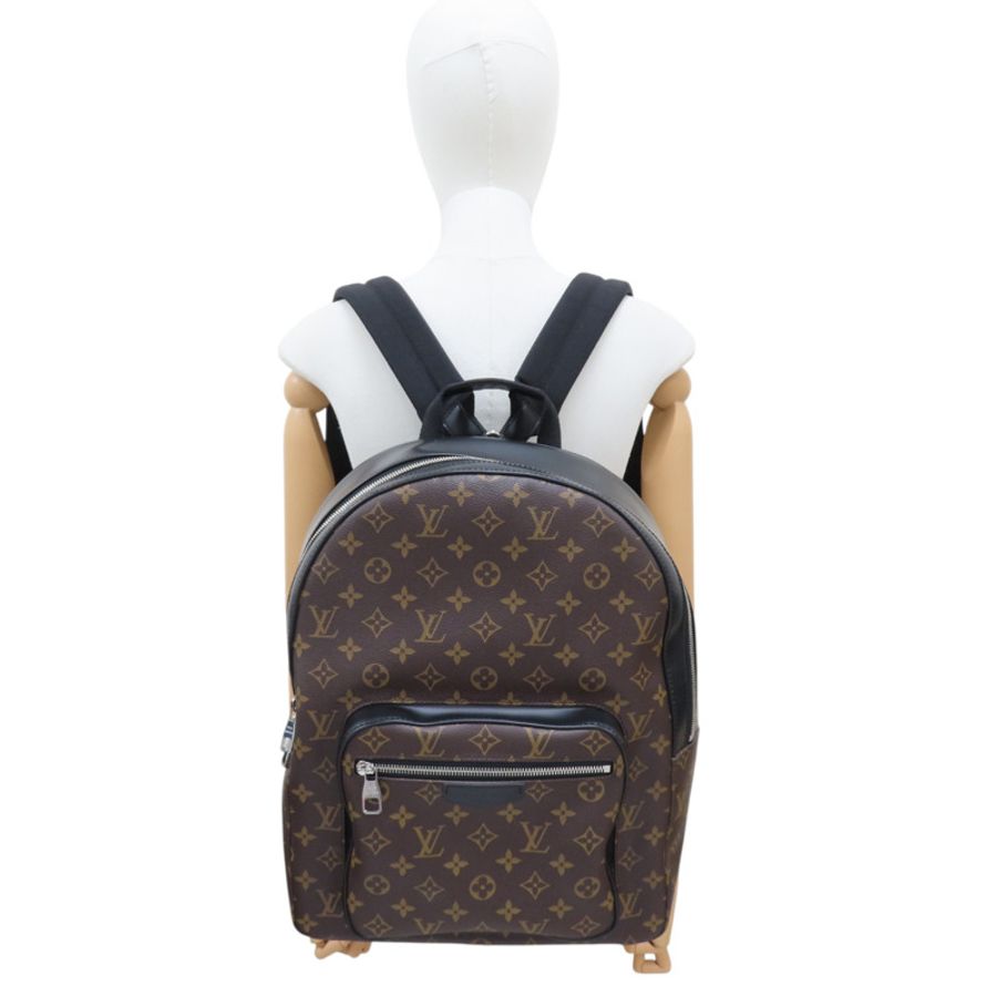 原棕色花 Macassar 帆布 Josh 後背包 M41530-7
