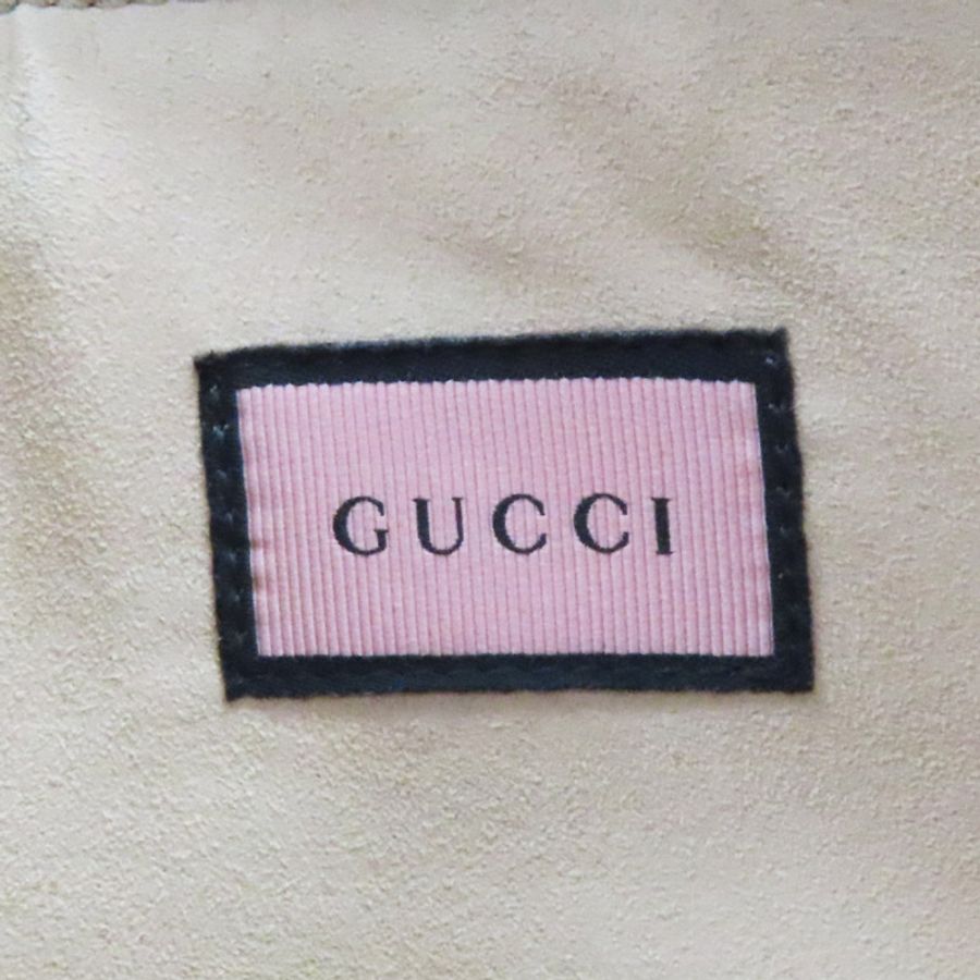 紅色皮革鑽石圖案幽靈手拿包【GUCCI 古馳】 445597-7