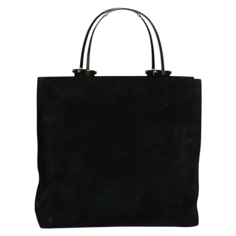 【日本直送】GUCCI 手提包 麂皮 黑色 銀色 002 1025 正品 ep9555-0