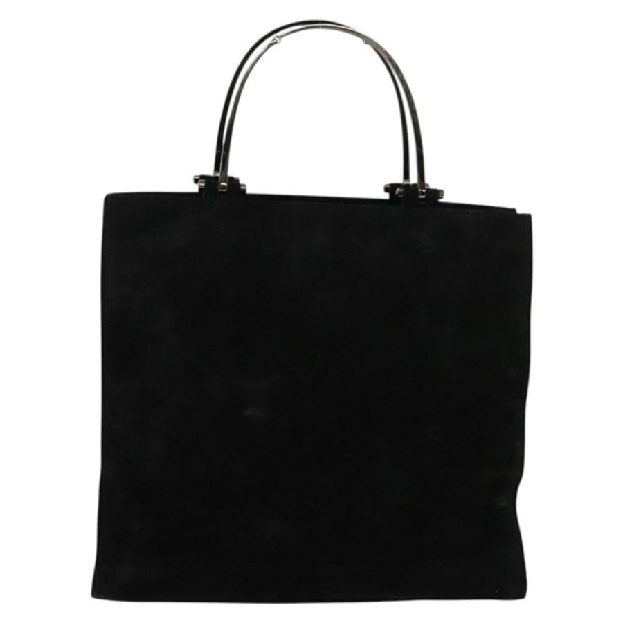 【日本直送】GUCCI 手提包 麂皮 黑色 銀色 002 1025 正品 ep9555-1