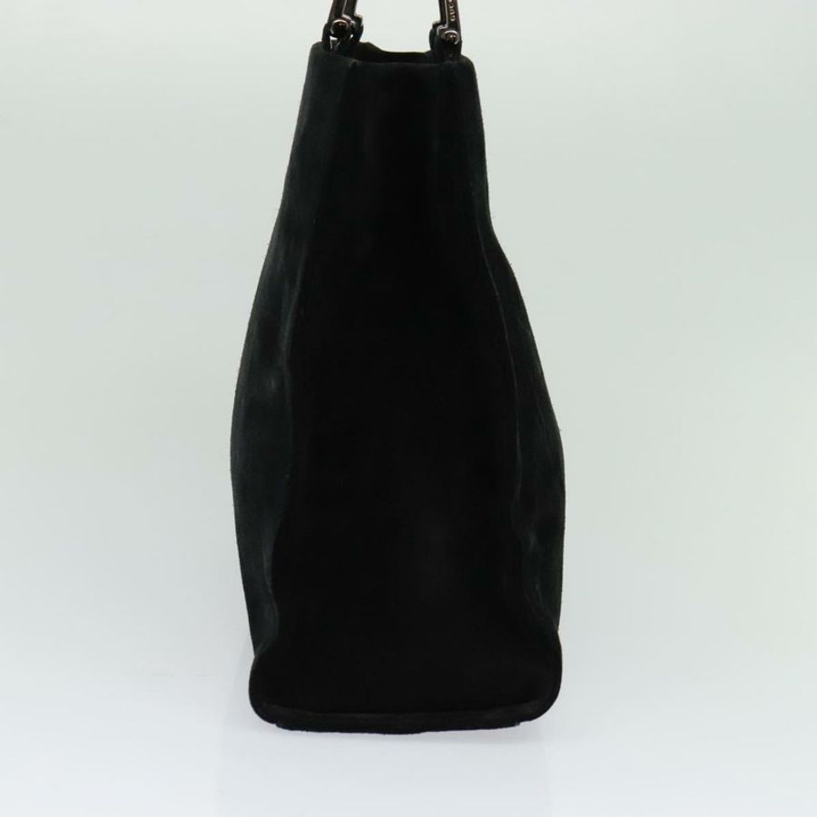 【日本直送】GUCCI 手提包 麂皮 黑色 銀色 002 1025 正品 ep9555-3