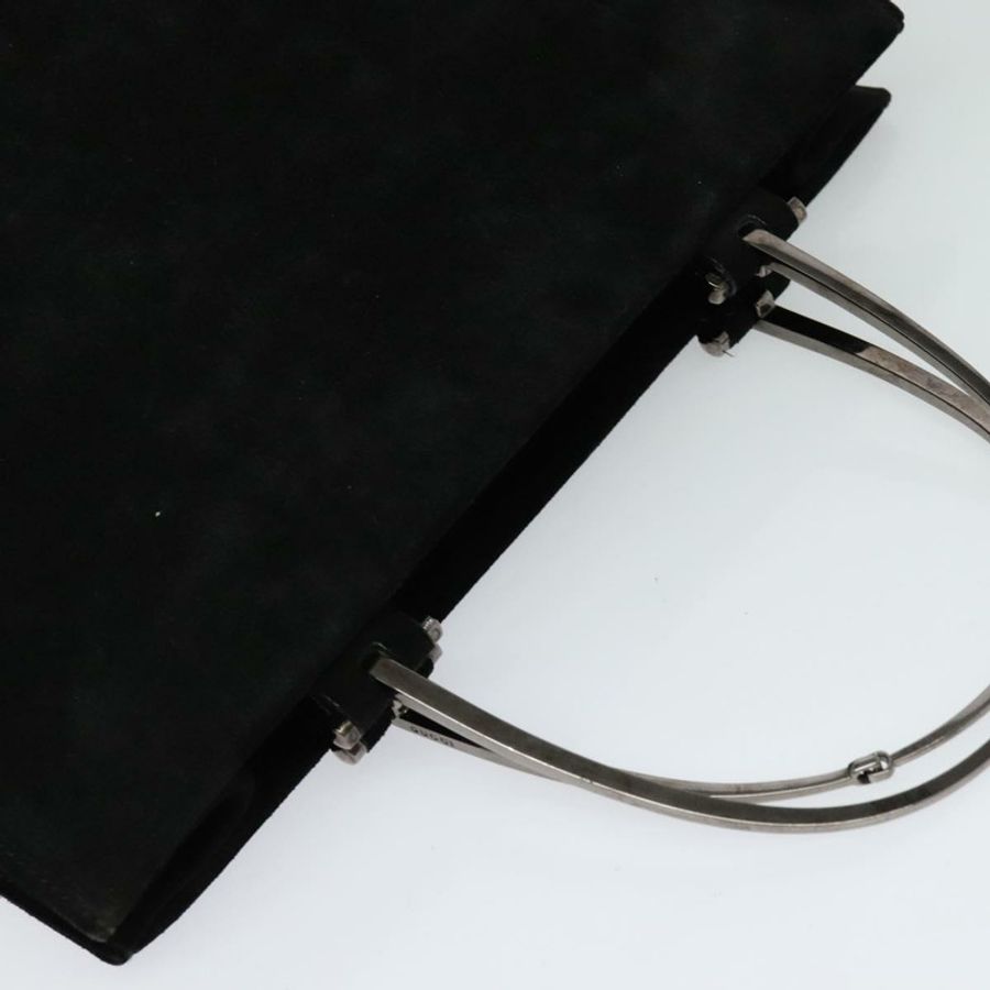 【日本直送】GUCCI 手提包 麂皮 黑色 銀色 002 1025 正品 ep9555-5