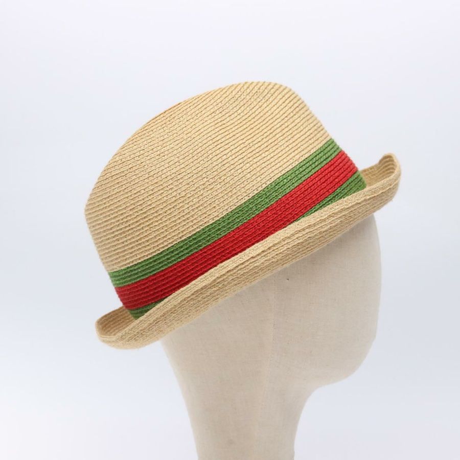 【日本直送】GUCCI Web Sherry 系列帽子,Abaca 布料,米色、紅色、綠色,貨號 234137,正品,yk18743-2