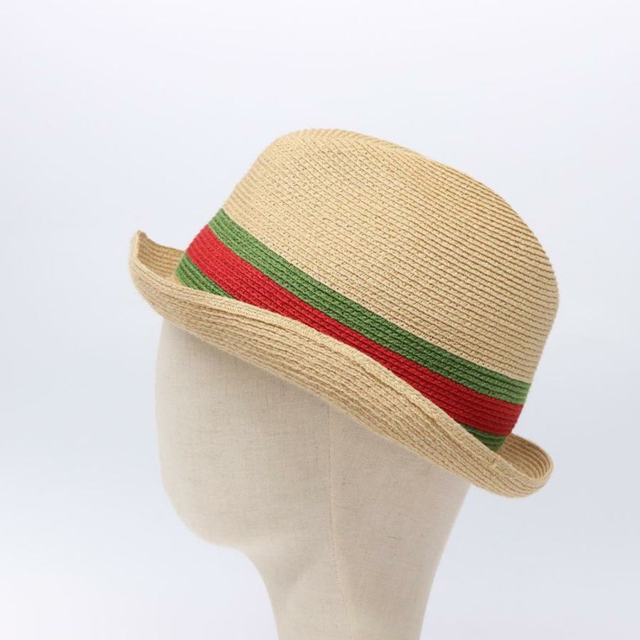 【日本直送】GUCCI Web Sherry 系列帽子,Abaca 布料,米色、紅色、綠色,貨號 234137,正品,yk18743-3