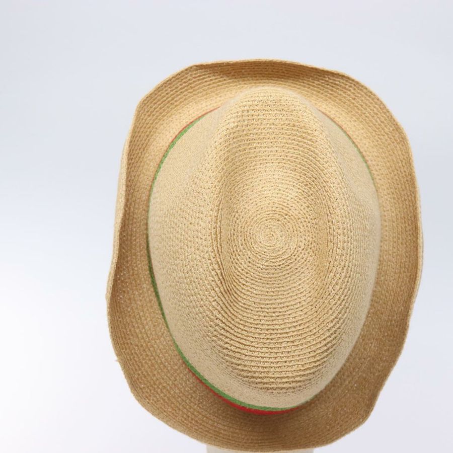 【日本直送】GUCCI Web Sherry 系列帽子,Abaca 布料,米色、紅色、綠色,貨號 234137,正品,yk18743-4