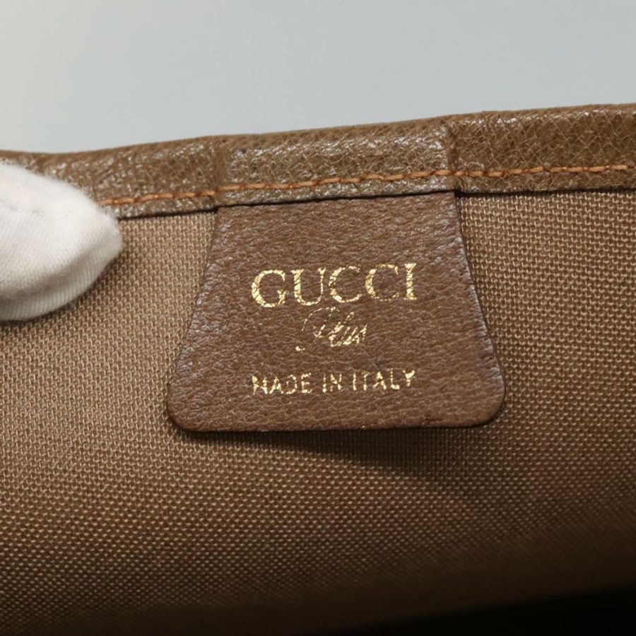 【日本直送】GUCCI GG Plus Supreme Web Sherry Line 手提包 PVC 米色 紅色 綠色 正品 ep9518-16