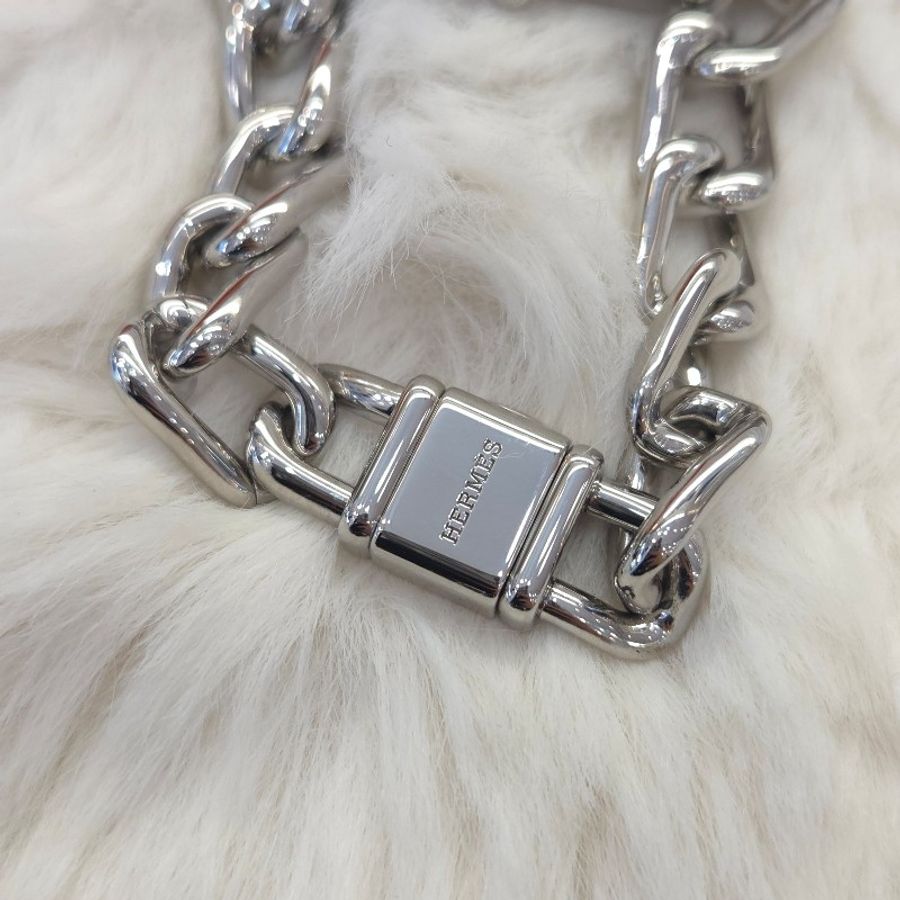 Hermès Nantucket 銀鏈條腕錶-4