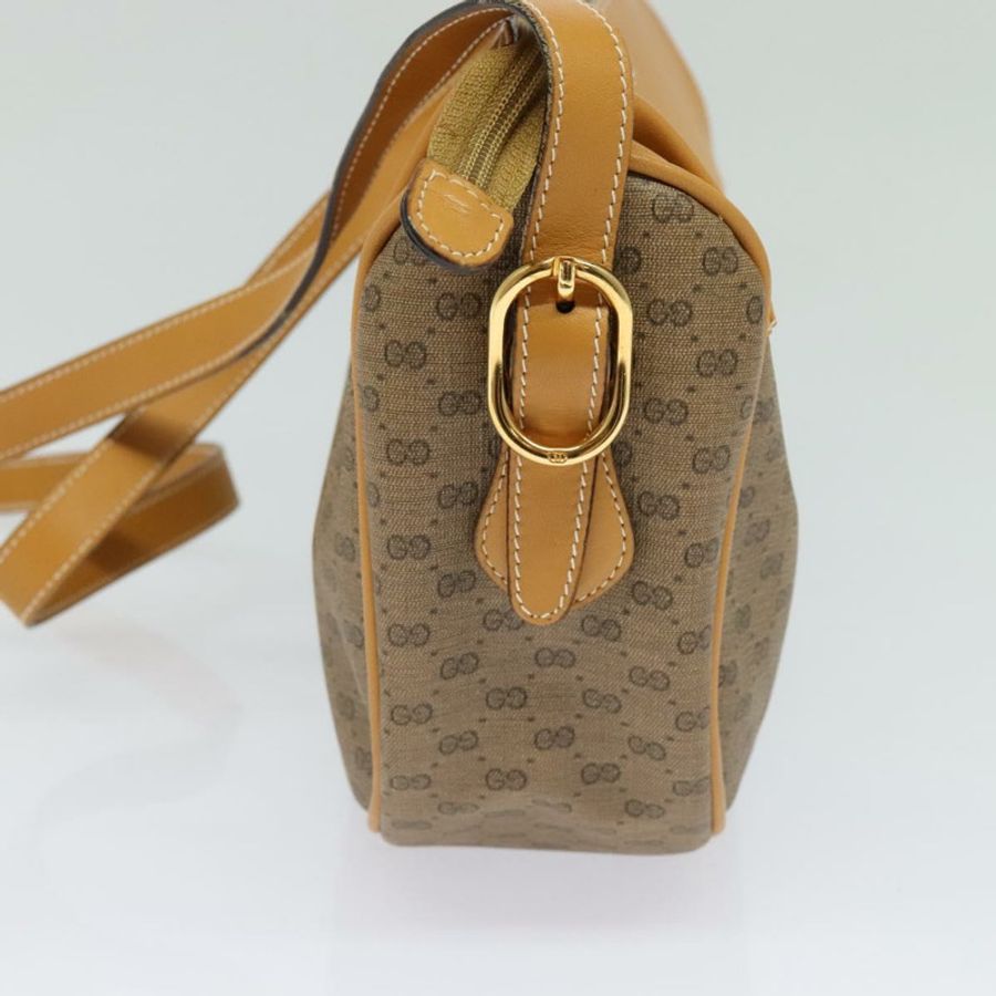 【日本直送】GUCCI Micro GG Supreme 單肩包 PVC 米色 金色 001 115 4001 正品 gh314-3