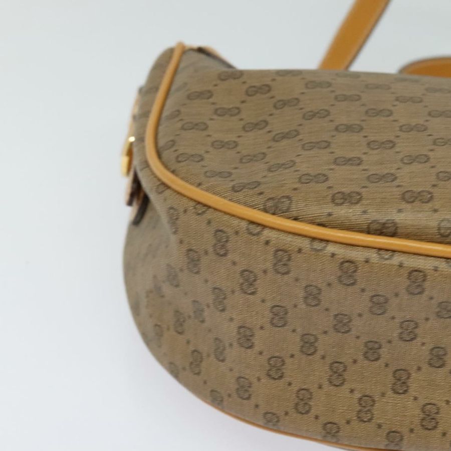 【日本直送】GUCCI Micro GG Supreme 單肩包 PVC 米色 金色 001 115 4001 正品 gh314-8