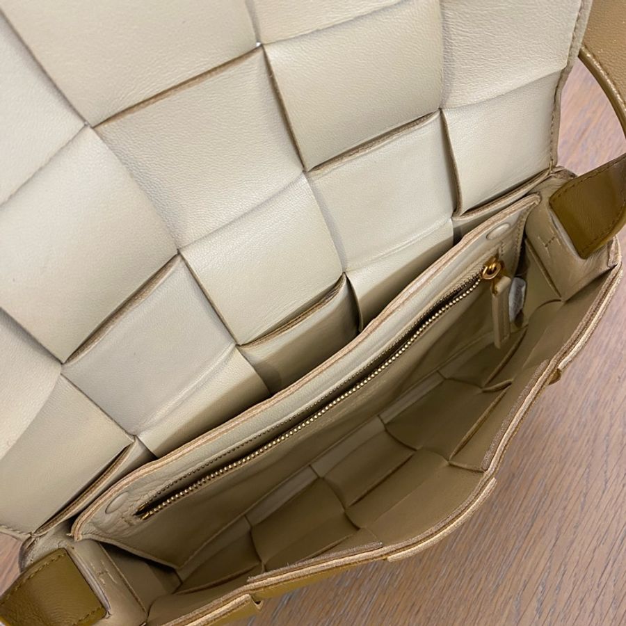 Bottega Veneta 葆碟家cassette芥末棕15格豆腐包-6