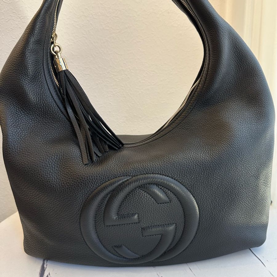 Gucci soho 肩背包 很新 容量夠-0