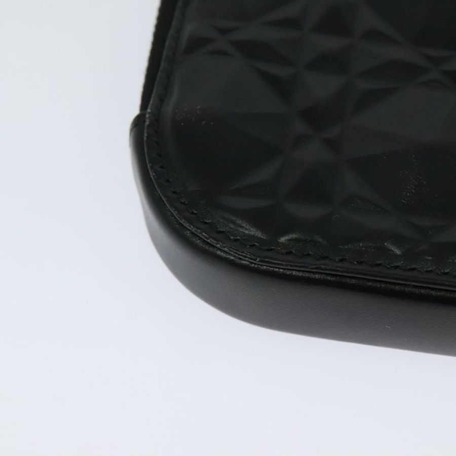 【日本直送】Christian Dior 黑色皮革鏈條肩包,正品 131654-14