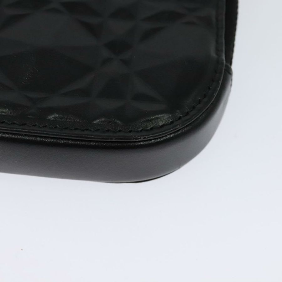 【日本直送】Christian Dior 黑色皮革鏈條肩包,正品 131654-15