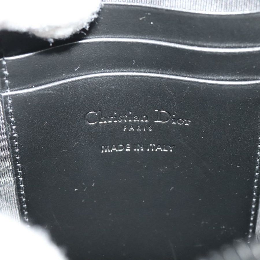 【日本直送】Christian Dior 黑色皮革鏈條肩包,正品 131654-16