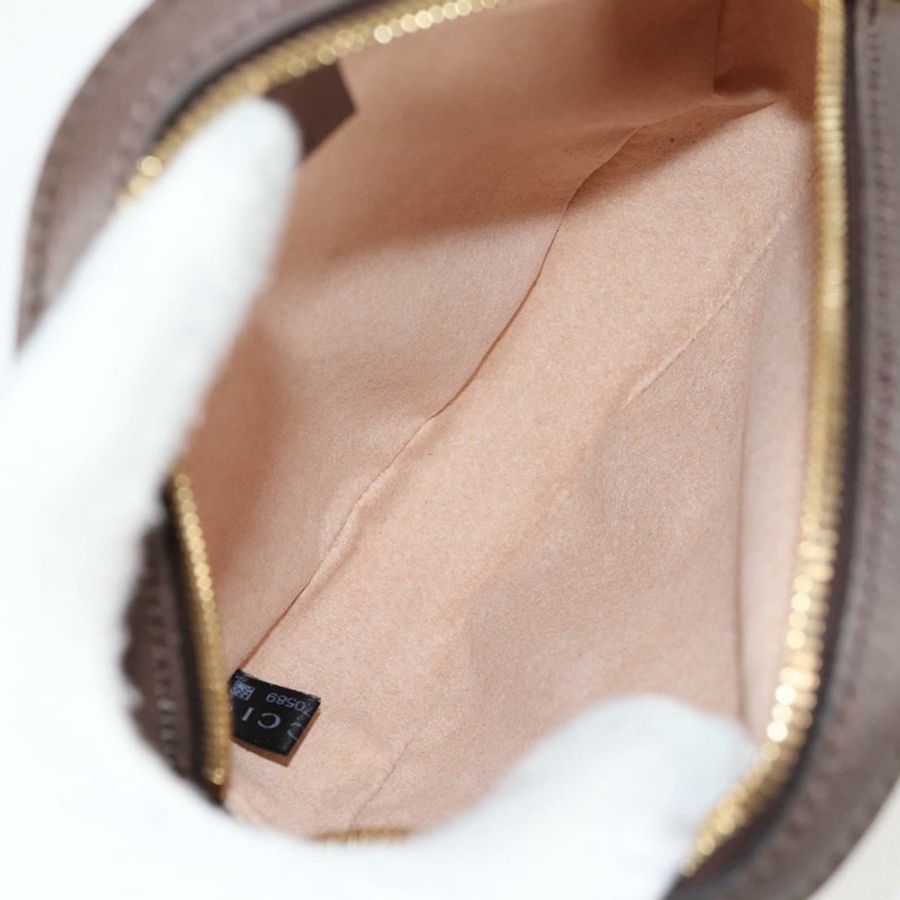 【日本直送】GUCCI GG Marmont Web Sherry Line 鏈條包 PVC 米色 金色 550618 正品 131980M-10