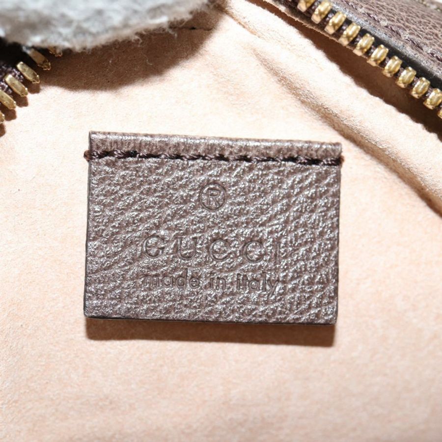【日本直送】GUCCI GG Marmont Web Sherry Line 鏈條包 PVC 米色 金色 550618 正品 131980M-17