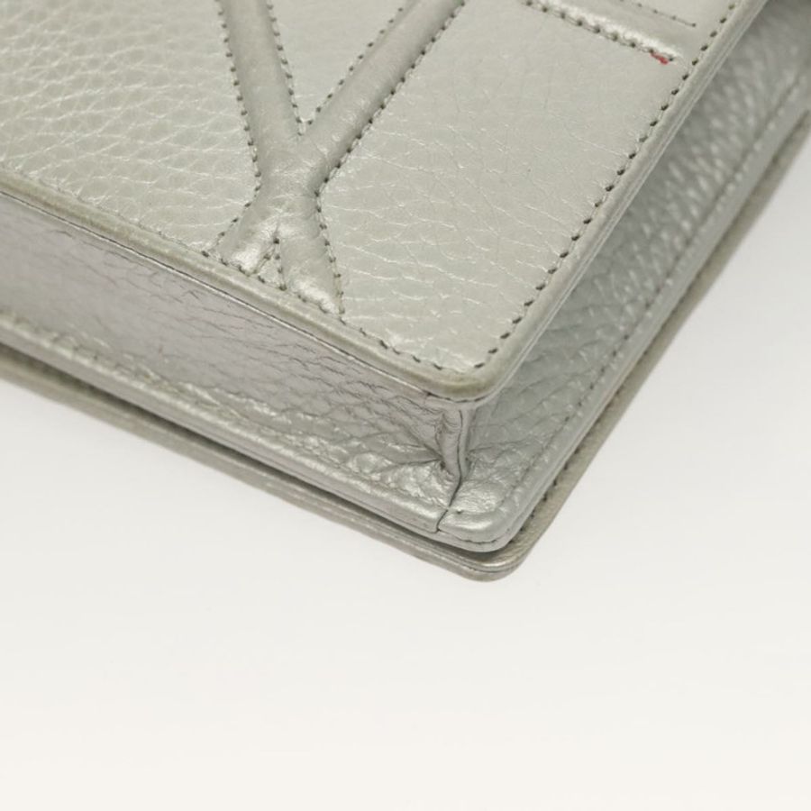 【日本直送】Christian Dior Diorama 鏈條肩背包 皮革 銀色 正品 gh272-15