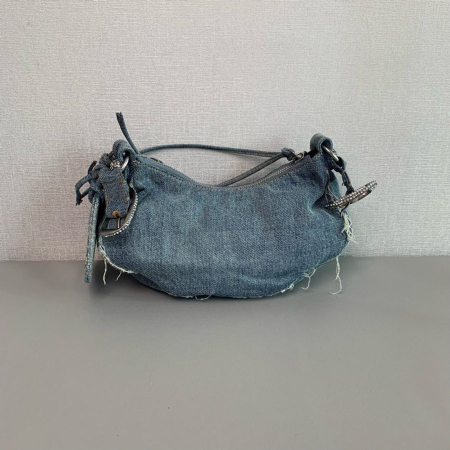 Balenciaga 牛仔機車包-4