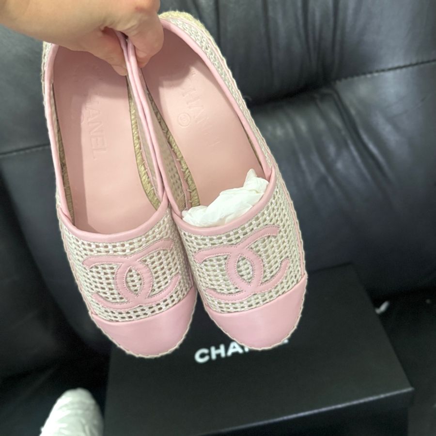 全新Chanel漁夫鞋-12