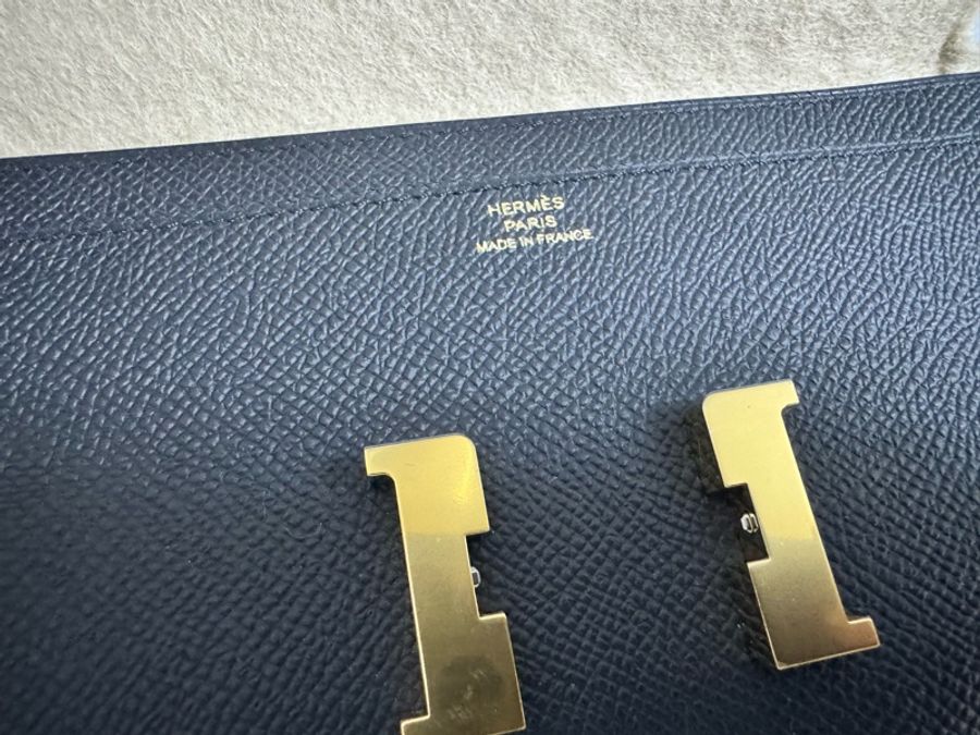 [經典黑金K Stamp] 全新愛馬仕Hermes Constance to go 黑金-2