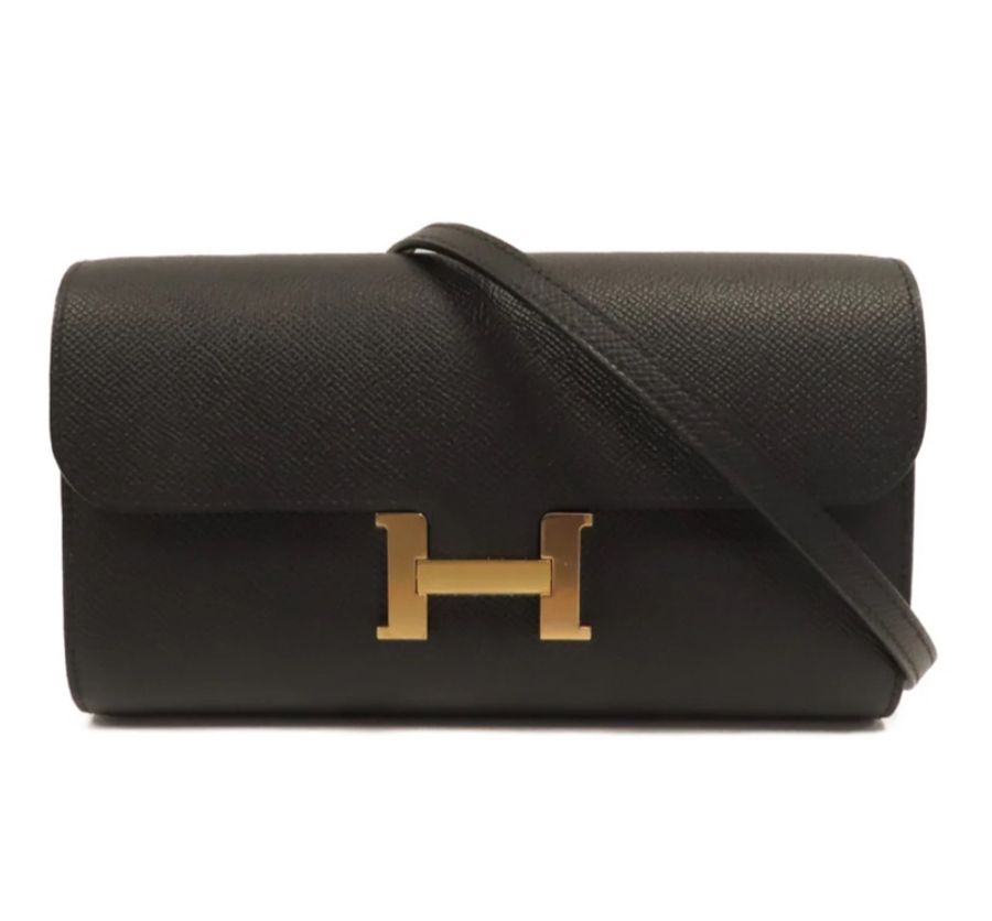 [經典黑金K Stamp] 全新愛馬仕Hermes Constance to go 黑金-5