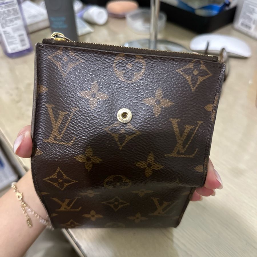 LV女用三折短夾-4