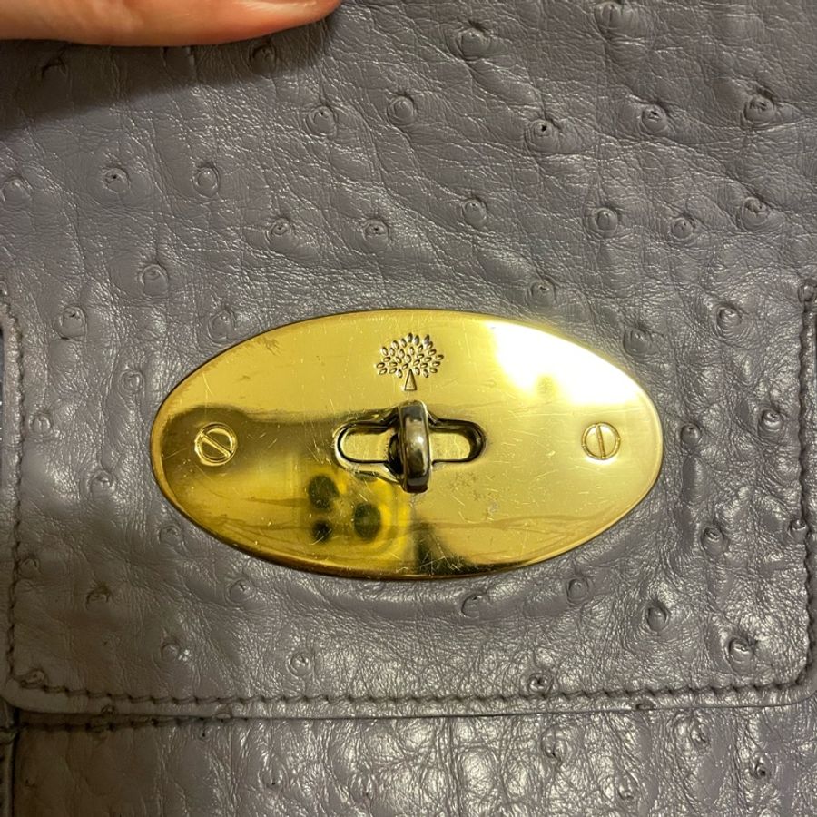 Mulberry Bayswater 鴕鳥皮-15