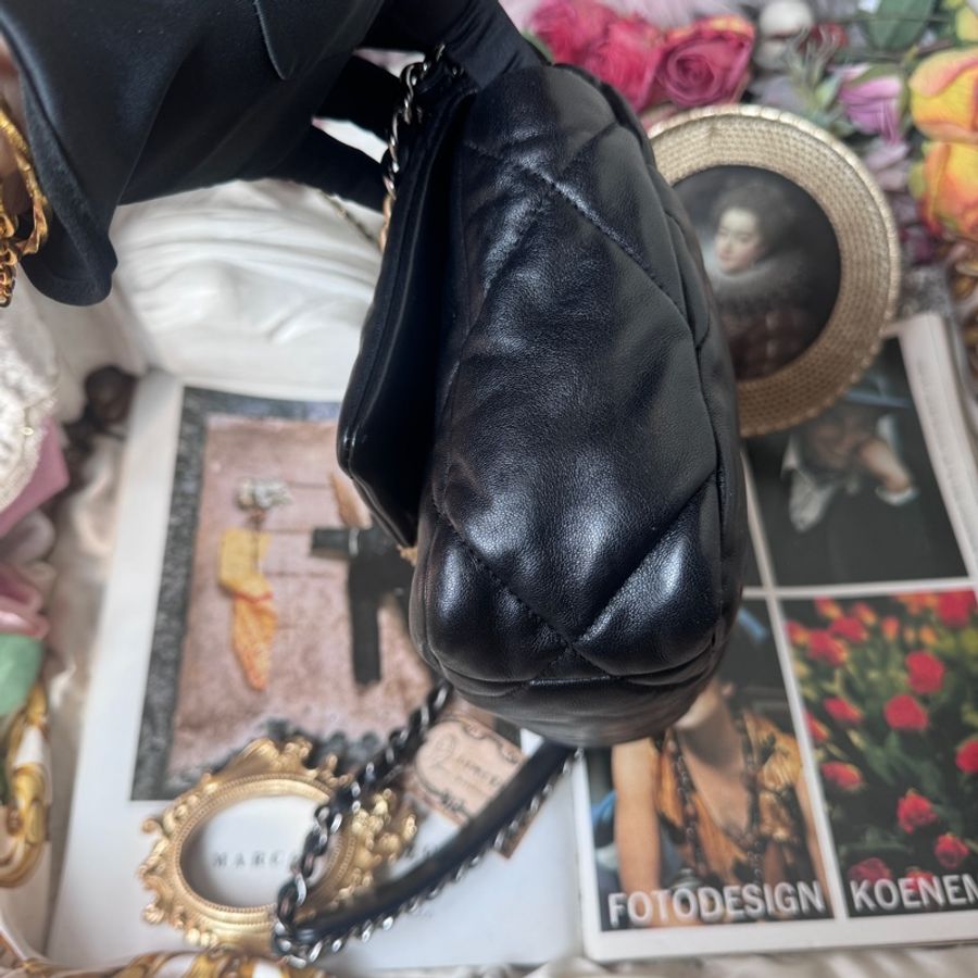 Chanel 黑金19包/王吉娜古董精品-3