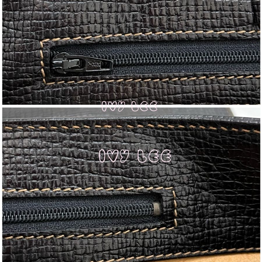 LOEWE 黑色轉扣 托特包 手提包 VINTAGE 小牛皮 正品 二手精品-37
