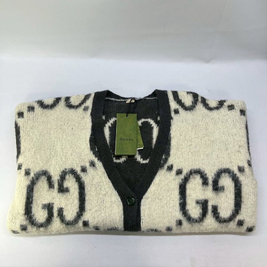 GUCCI 全新雙G雙面穿針織毛衣-3