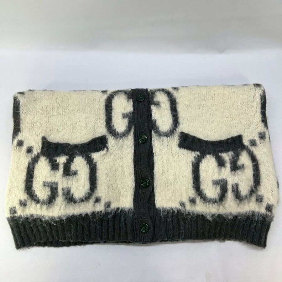 GUCCI 全新雙G雙面穿針織毛衣-4